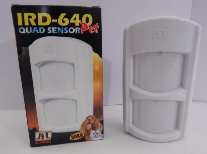 Sensor de presença Pet duplo JFL